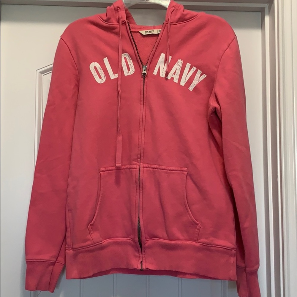 Old Navy pink zip-up